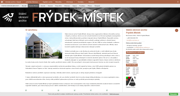 http://www.archives.cz/web/soka/frydek-mistek/o_archivu/